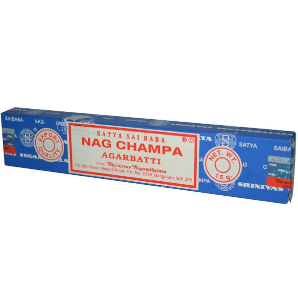 Satya, Nag Champa Agarbatti Incense, 10 Sticks, (15 g)
