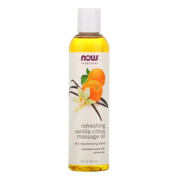 Now – Refreshing Vanilla Citrus Massage Oil 237 ml